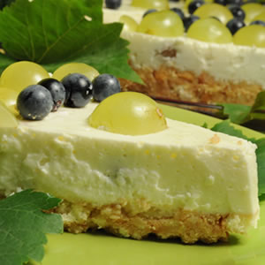 Jogurtowy sernik winogronowy