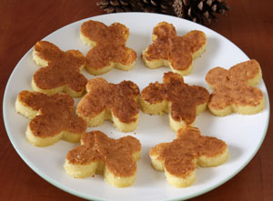 Ciastka z białą czekoladą na sylwestra